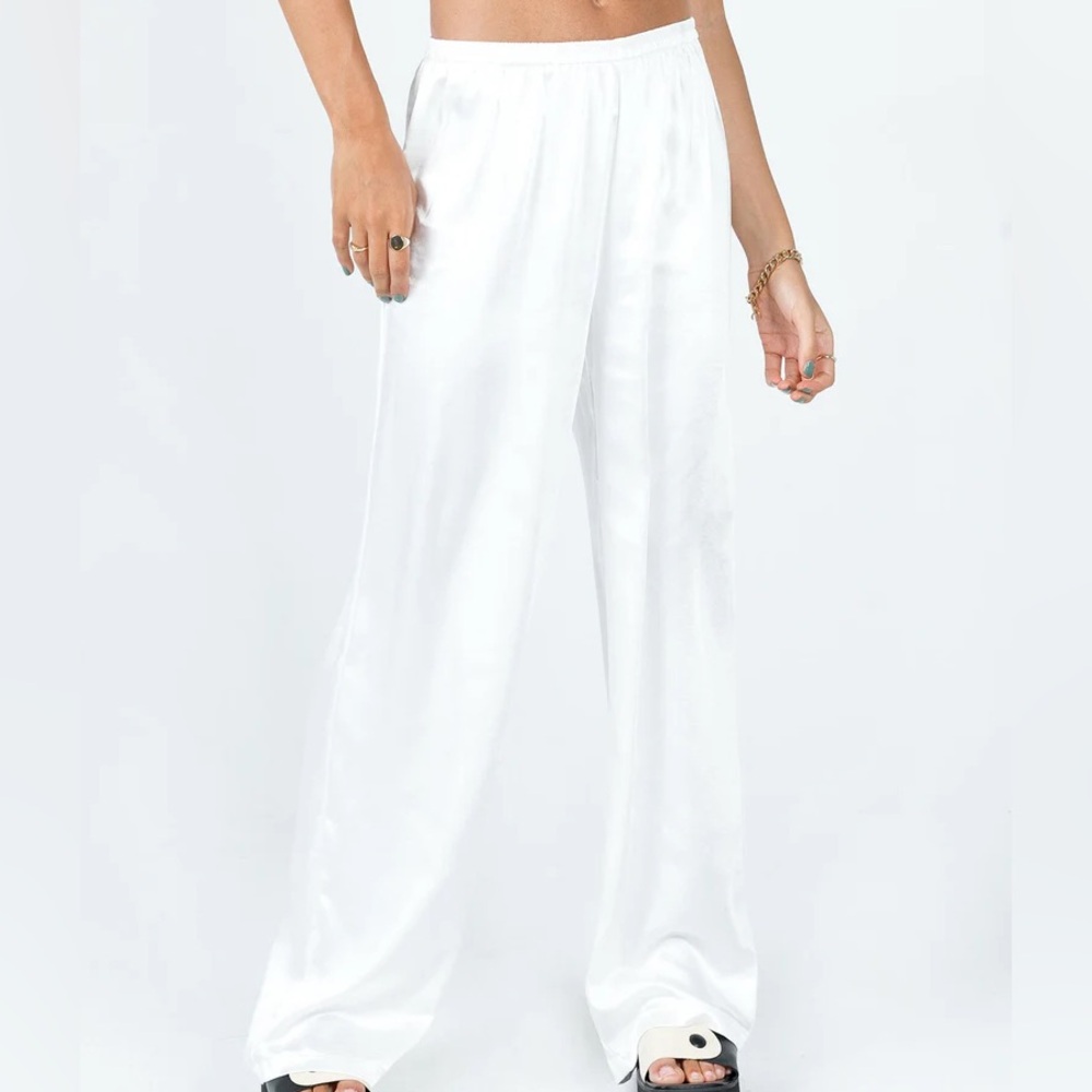 Princess Polly Nixie Pants - White